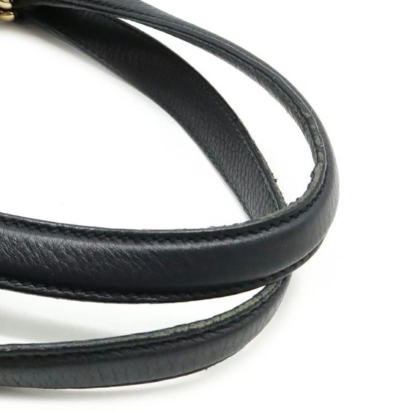 GUCCI Soho Interlocking G Tote Bag Black Leather 282307 - Picture 5 of 10